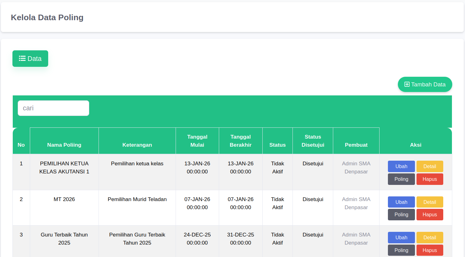E-Voting & Additional Modules